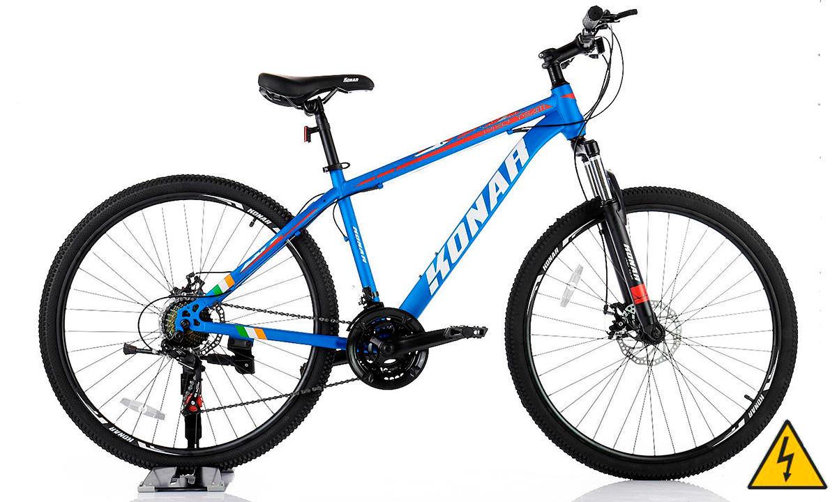 Електровелосипед KONAR KA MTB Team 29" 350W (2021) 2021 блакитний 